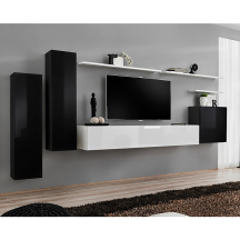 Meblościanka SWITCH SW 1 Czarny / Biały SWITCH CZARNY / BIAŁY Podstawowe