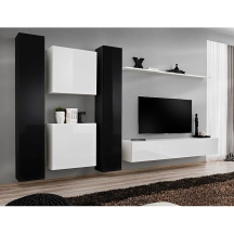 Meblościanka SWITCH SW 6 Czarny / Biały SWITCH CZARNY / BIAŁY Podstawowe