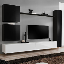 Meblościanka SWITCH SW 8 Czarny / Biały SWITCH CZARNY / BIAŁY Podstawowe