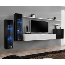 Meblościanka SWITCH SW 11 Czarny / Biały SWITCH CZARNY / BIAŁY Podstawowe