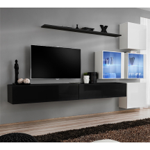 Meblościanka SWITCH SW 19 Czarny / Biały SWITCH CZARNY / BIAŁY Podstawowe