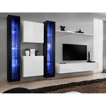 Meblościanka SWITCH SW 16 Czarny / Biały SWITCH CZARNY / BIAŁY Podstawowe