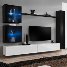 Meblościanka SWITCH SW 18 Czarny / Biały SWITCH CZARNY / BIAŁY Podstawowe