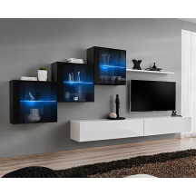 Meblościanka SWITCH SW 20 Czarny / Biały SWITCH CZARNY / BIAŁY Podstawowe