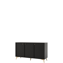 Komoda 813 3F Czarny Grafit TOKYO 1 Podstawowe