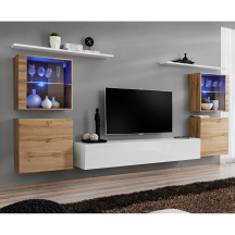 Meblościanka SWITCH SW 14 Wotan / Biały SWITCH BIAŁY / WOTAN Podstawowe