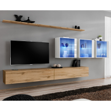 Meblościanka SWITCH SW 17 Wotan / Biały SWITCH BIAŁY / WOTAN Podstawowe