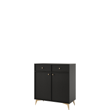 Komoda 826 2F 2SA Czarny Grafit TOKYO 1 Podstawowe