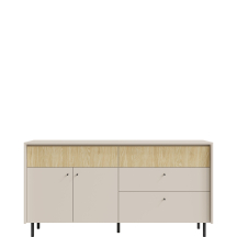 Komoda MA6 Beż Piaskowy / Dąb Olejowany MALTA Podstawowe