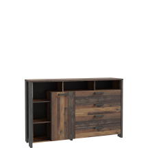 Komoda 160 cm Lewa CLFK352L-C546 CLIF Podstawowe