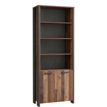 Regał wysoki z szafką CLFR725-C546 CLIF Podstawowe