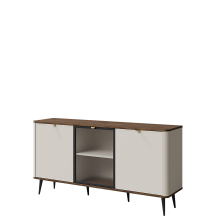 Komoda 3-drzwiowa z witryną MARLY Podstawowe (1)