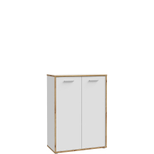 Szafka 2 drzwi KFLK321-C881 Biały / Dąb Artisan KEFLAVIK Podstawowe
