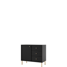 Komoda 814 1F 3SA Czarny Grafit TOKYO 2 Podstawowe