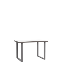 Biurko 120 cm KFLB211-120-940 Biały / Szary KEFLAVIK Podstawowe