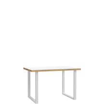 Biurko 120 cm KFLB211-M897 Biały / Dąb Artisan KEFLAVIK Podstawowe