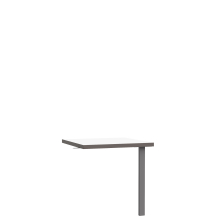 Element łączący dwa biurka 90° KFLB90-120-940 Biały / Szary KEFLAVIK Podstawowe