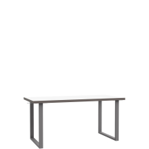 Biurko 160 cm KFLB422-120-940 Biały / Szary KEFLAVIK Podstawowe