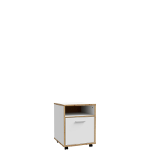 Kontenerek na kółkach KFLK111-C881 Biały / Dąb Artisan KEFLAVIK Podstawowe