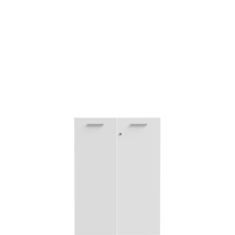 Komplet drzwi z zamkiem 2 szt. KFLF321-120A Biały KEFLAVIK Podstawowe