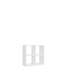 Regał z czterema wnękami MXXR221-120 Biały NET106 Podstawowe