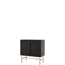 Komoda 812 2F Czarny Grafit TOKYO 3 Podstawowe