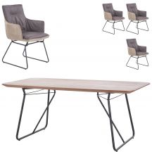 Zestaw stół HOUSTON + krzesła K-271 Podstawowe (1)