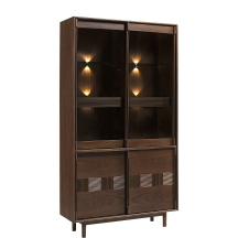 Witryna dwudrzwiowa z oświetleniem CAN.031.12 CANTIERO ORZECH Podstawowe