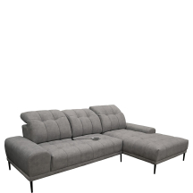 Narożnik z relaksem elektrycznym GRENADA z longchairem Lewy Podstawowe