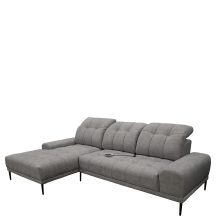 Narożnik z relaksem elektrycznym GRENADA z longchairem Prawy Podstawowe