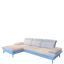 Narożnik z regulowanymi zagłówkami i przesuwnymi oparciami SANTORINI Prawy Podstawowe