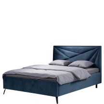 Łóżko tapicerowane DAKO 160 x 200 ze stelażem i pojemnikiem Podstawowe