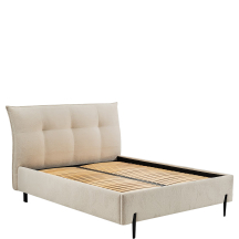 Łóżko tapicerowane DANAE 160 x 200 ze stelażem i pojemnikiem Podstawowe