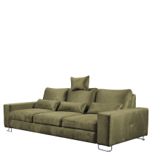 Sofa z funkcją spania i trzema przesuwnymi oparciami ASTI Podstawowe