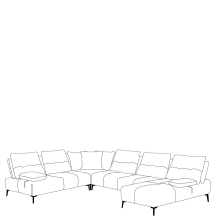 Narożnik z przesuwnymi oparciami PR3 B SPIDER Szkic (1)