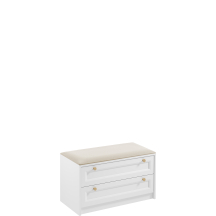 Ławka z poduszką i szufladami LWK REL Podstawowe