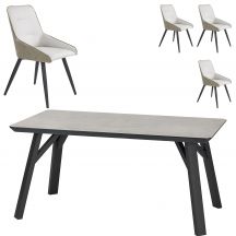 Zestaw stół HALIFAX + krzesła K-243 Podstawowe (1)