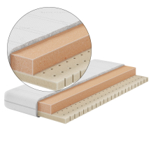 Materac niemowlęcy FIBI Piankowy z lateksem Podstawowe