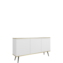 Komoda K160 3 drzwi Biały Mat ORO Podstawowe (1)