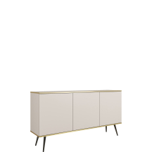 Komoda K160 3 drzwi Beż Mat ORO Podstawowe (1)