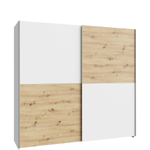 Szafa przesuwna 200 cm SHMS32231-C853 Biały / Dąb Artisan SCHACH&MATT Podstawowe