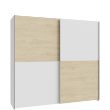 Szafa przesuwna 200 cm SHMS32231-M870 Biały / Dąb Puccini SCHACH&MATT Podstawowe