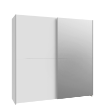 Szafa przesuwna z lustrem 190 cm SHMS42233-120 Biały SCHACH&MATT Podstawowe