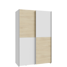 Szafa przesuwna 2D 120 cm SHMS62231-M870 Biały / Dąb Puccini SCHACH&MATT Podstawowe