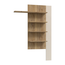 Regał wiszący BTHB01-M821 Dąb Mauvella / Piaskowy BREATHTAKER Podstawowe