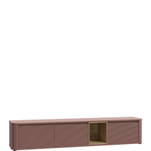 Szafka RTV Prawa BTHTH141-Q191 Dąb Mauvella / Terakota BREATHTAKER Podstawowe