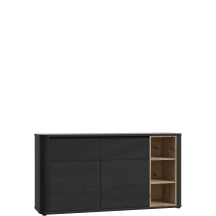 Komoda Prawa BTHK233-Q194 Dąb Cabezone / Dąb Artisan / Dąb Czarny BREATHTAKER Podstawowe