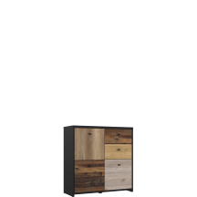 Komoda 2 szuflady 3 drzwi SQNK223-C604 BEST CHEST Podstawowe