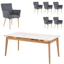 Zestaw stół MONTREAL + krzesła K-274 Podstawowe (1)
