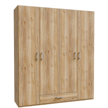 Szafa ubraniowa 4-drzwiowa 180 cm ECBS941-D108 ECONOBOX 2 Podstawowe